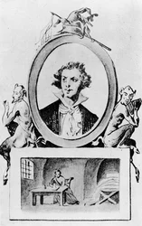 Retrato imaginario del Marqués de Sade (1740-1814) c.1814-15